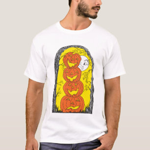 camisa de las Jack-O-Linternas de los años 50