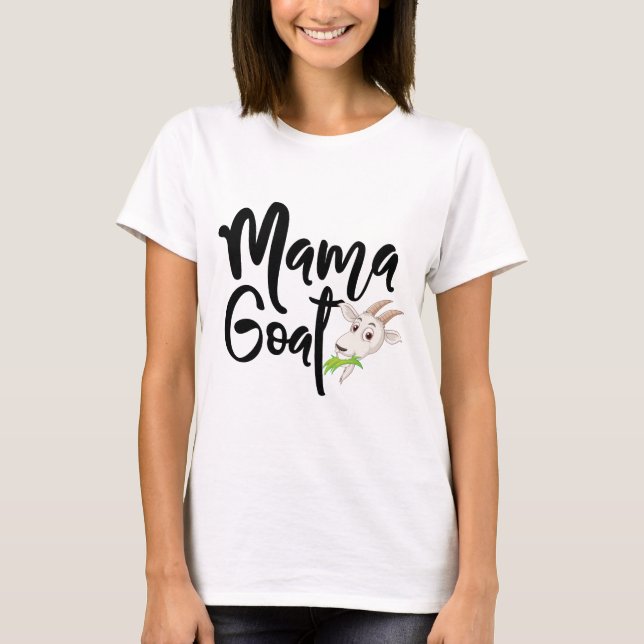 Camisa de las mujeres de Mama Goat - Amante de los (Anverso)