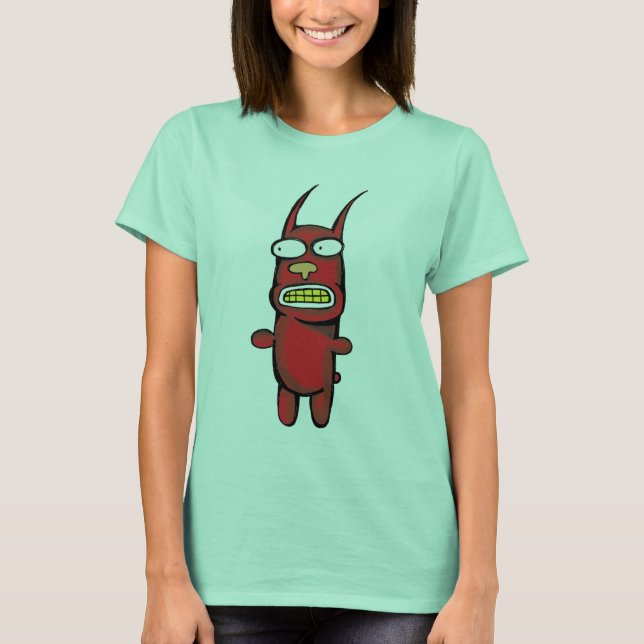 Camisa de las mujeres del Monstruo Rojo (Anverso)