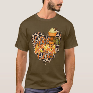 Camisa de las mujeres mejor nona, corazón de otoño