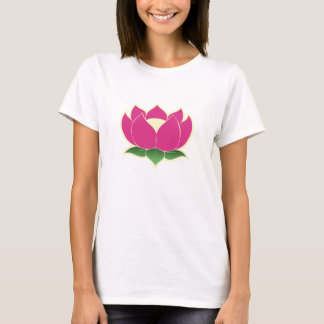 Camisa de las señoras de la flor de Lotus