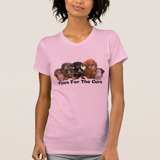 Camisa de las señoras del cáncer de pecho del (Anverso)