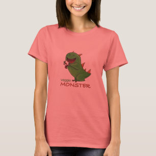 Camisa de las señoras del monstruo del Veggie