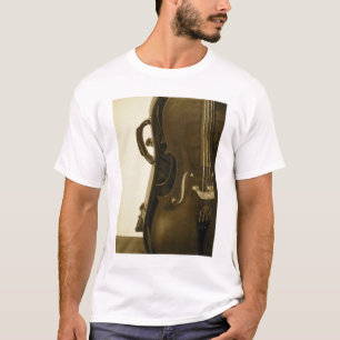 Camisa de las señoras del violoncelo de la sepia