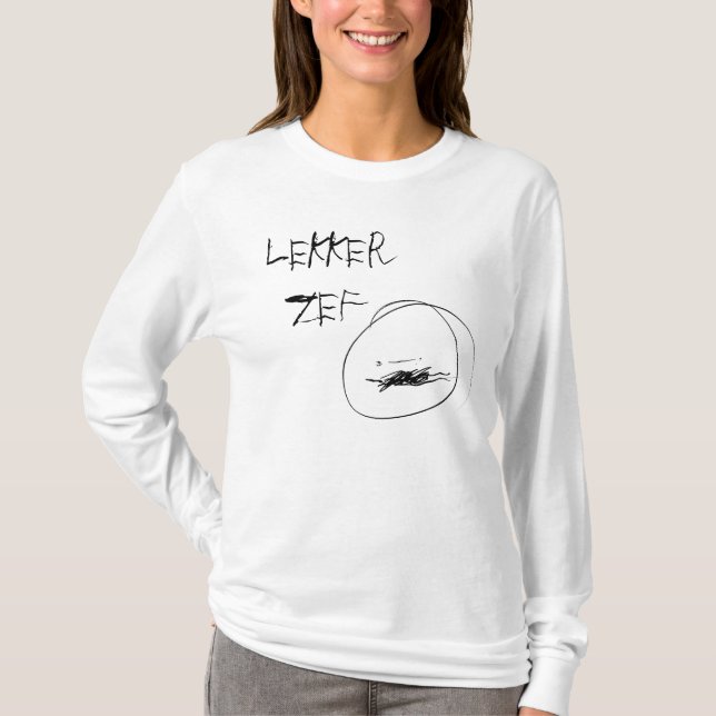 Camisa de las señoras Lekker Zef (Anverso)