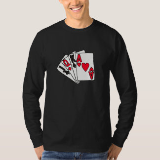 Camisa de las tarjetas de juego de los CB