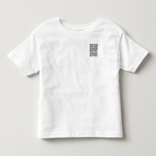 Camisa de letras góticas