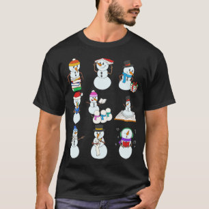 Camisa de libros, Gorra de libros de Snowman, esca