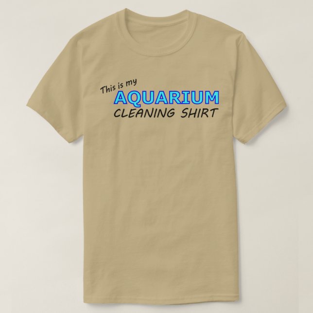 Camisa de limpieza de acuario 2 (Diseño del anverso)