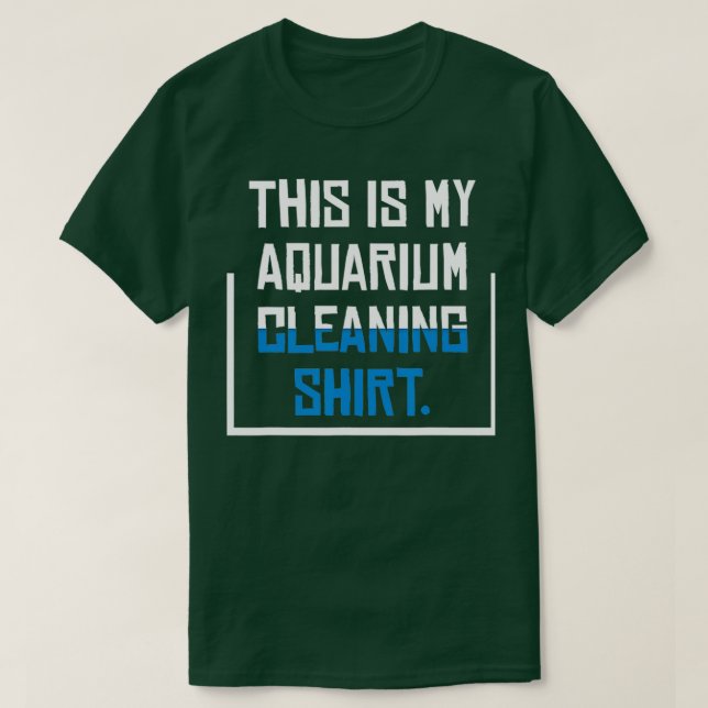 Camisa De Limpieza De Acuario En Este Acuario (Diseño del anverso)