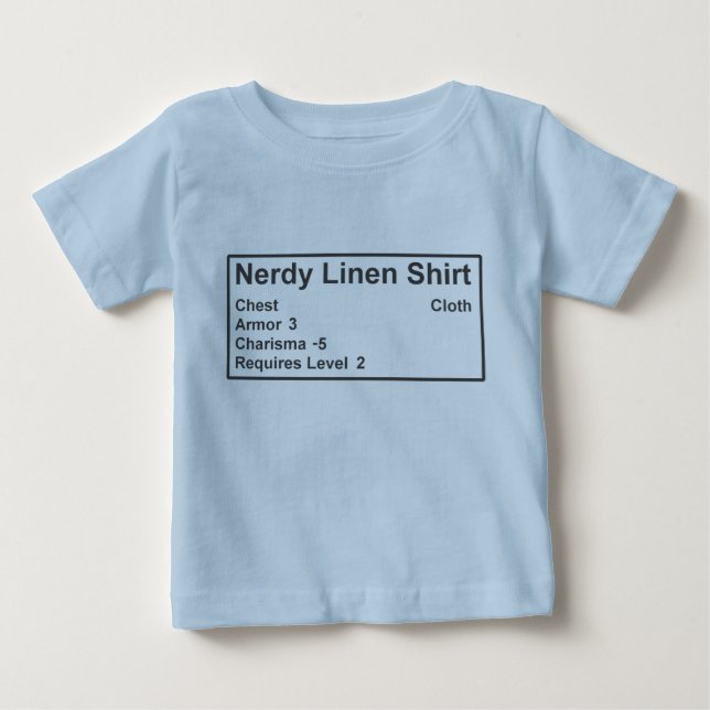 Camisa de lino Nerdy de la armadura del (Anverso)