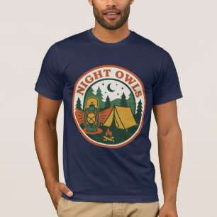 Camisa de Linterna de Camping para Búhos Nocturnos