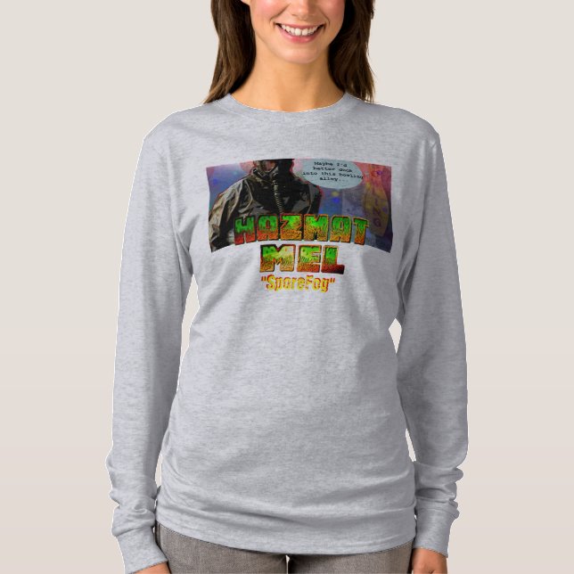 Camisa de LongSleeve "melios de Hazmat - SporeFog" (Anverso)