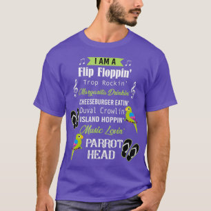 Camisa de loro - Funny de cabeza de loro