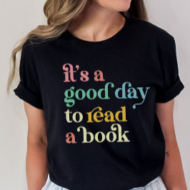 Camisa de los amantes del libro, es un buen día pa