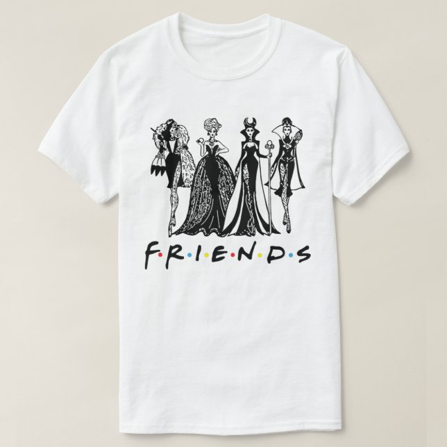 Camisa de los amigos de la Vogue de Villains (Diseño del anverso)