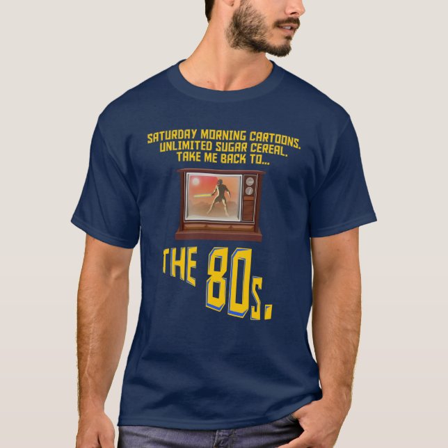 Camisa de los años 80: Sábado por la mañana Person (Anverso)