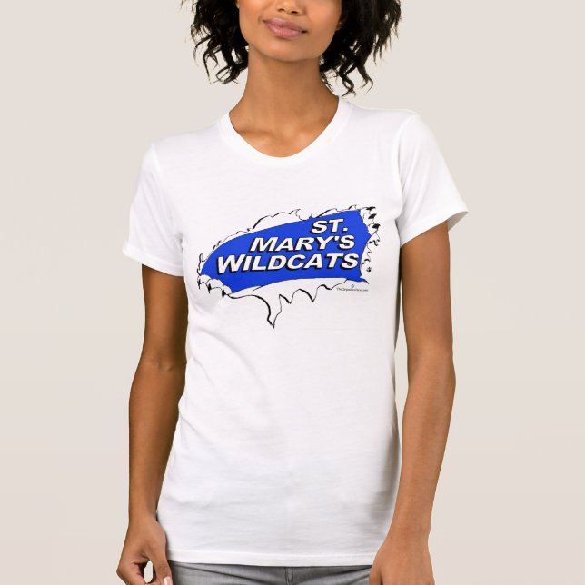 Camisa de los gatos monteses de St Mary (Anverso)