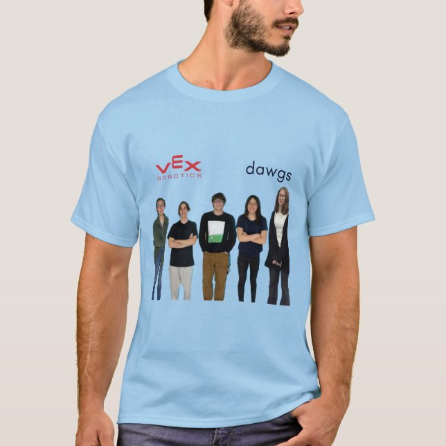 Camisa de los hombres azul claro 1275D (Anverso)