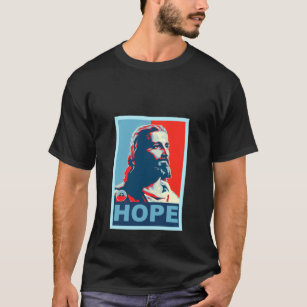 Camisa de los hombres de la esperanza de Jesús