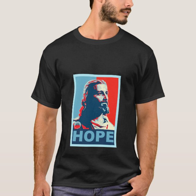 Camisa de los hombres de la esperanza de Jesús (Anverso)