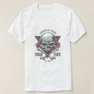 Camisa de los hombres de la motocicleta de la