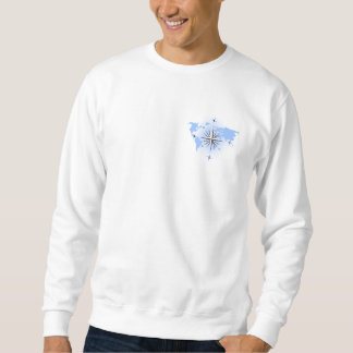 Camisa de los hombres del Mapa Mundial de la brúju