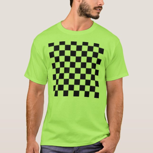 Camisa de los hombres del patrón de chequeo (Anverso)