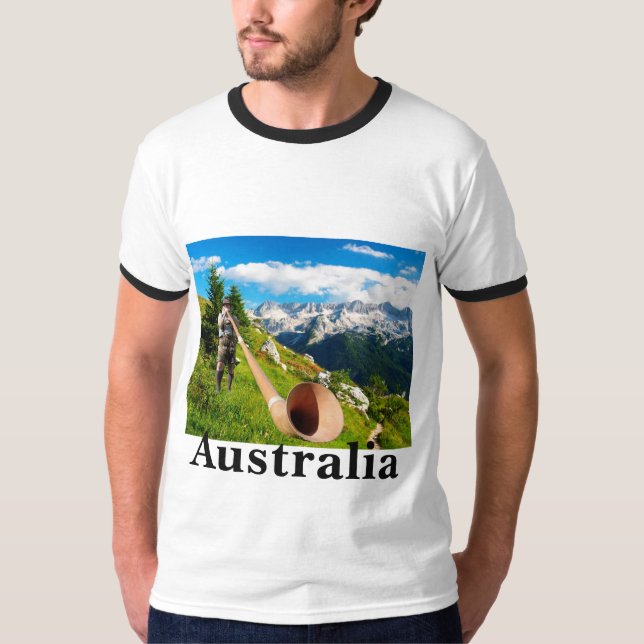 Camisa de los Lederhosen de Australia (Anverso)
