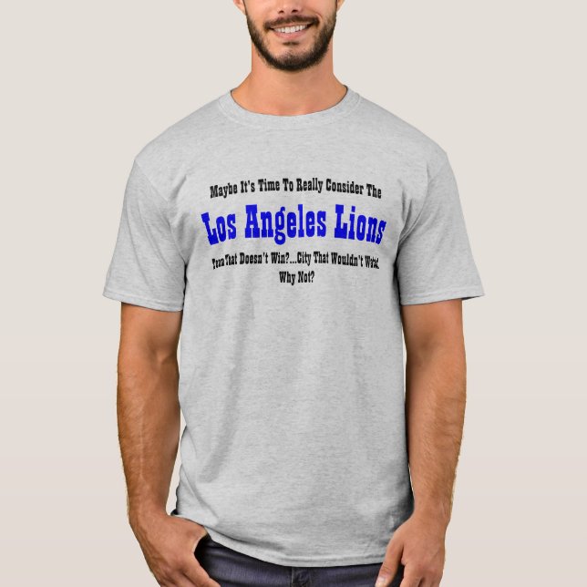 Camisa de los leones de Los Ángeles (Anverso)