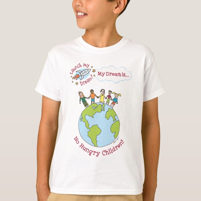 Camisa de los "ningunos niños hambrientos" de (Anverso)