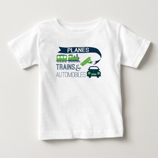 Camisa de los niños de los trenes y de los (Anverso)
