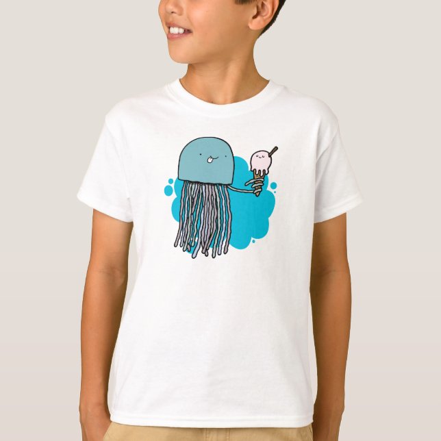 Camisa de los niños del helado de la jalea y (luz) (Anverso)