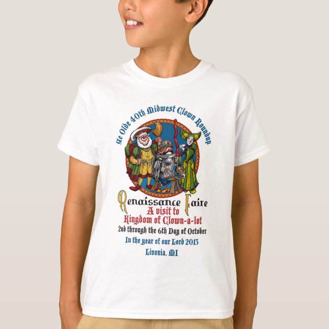 Camisa de los niños del MCA 40.o (Anverso)