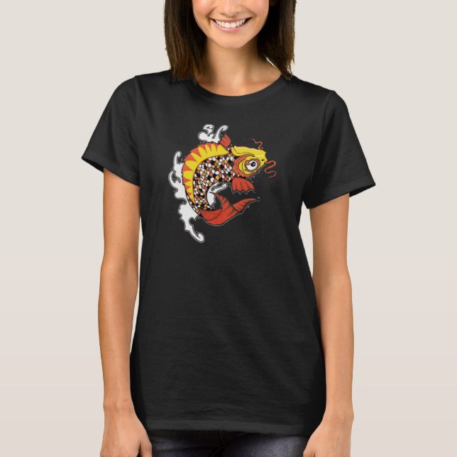 Camisa de los pescados de Koi (Anverso)