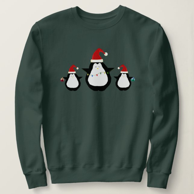Camisa de los Pingüinos navidades (Anverso del diseño)