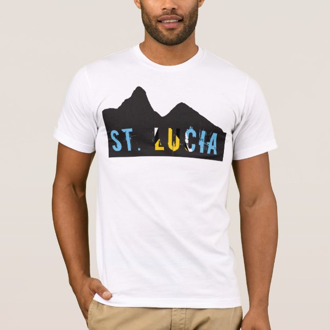 Camisa de los Pitons de St Lucia (Anverso)
