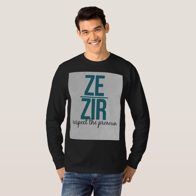 Camisa de los pronombres de Ze Zir (Anverso completo)