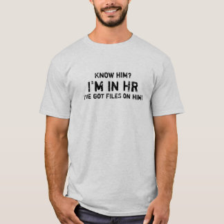 Camisa de los recursos humanos