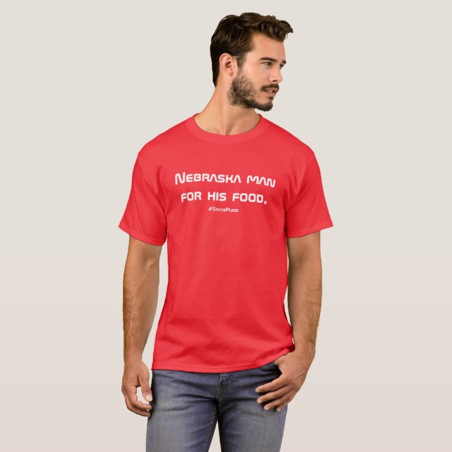 Camisa de los retruécanos del estado de Nebraska (Anverso completo)