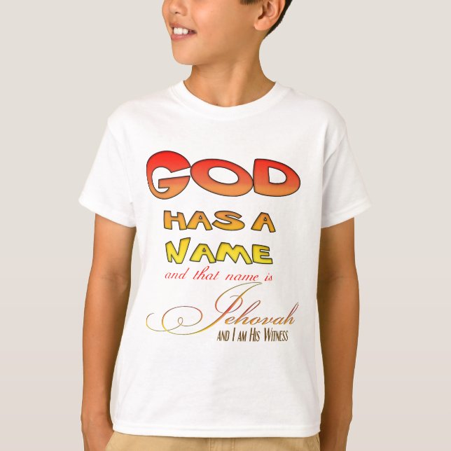 Camisa de los testigos de Jehová (Anverso)