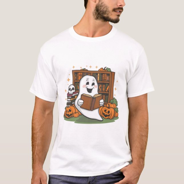 Camisa de Lover del libro fantasma de Halloween (Anverso)