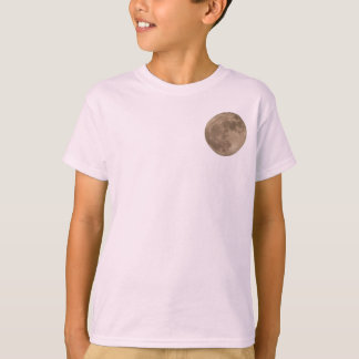 Camisa de luna de niño camiseta de luna llena de m