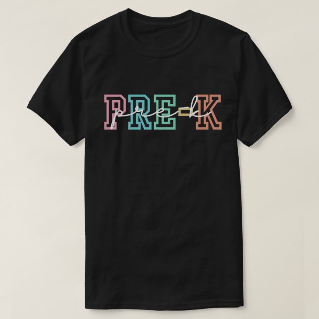 Camisa de Maestros Pre-K, Escuadrón Preescolar, Eq (Diseño del anverso)