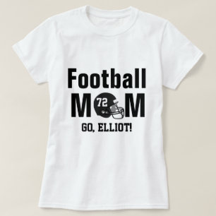 Camisa de mamá de fútbol personalizada
