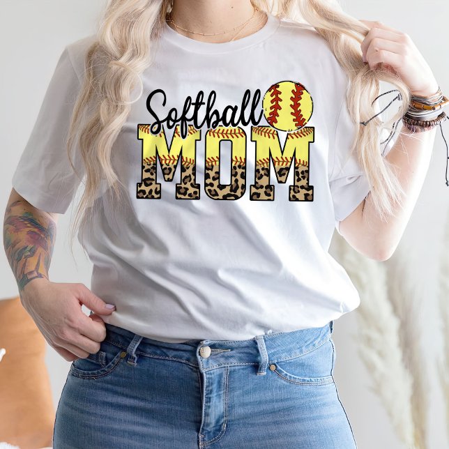 Camisa de mamá de Softball, camiseta de béisbol (Subido por el creador)