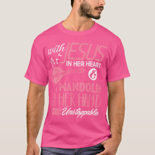 Camisa De Mandolin Con Jesús En Su Corazón Mandoli