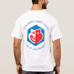 Camisa de manga corta de Usher del hexágono,