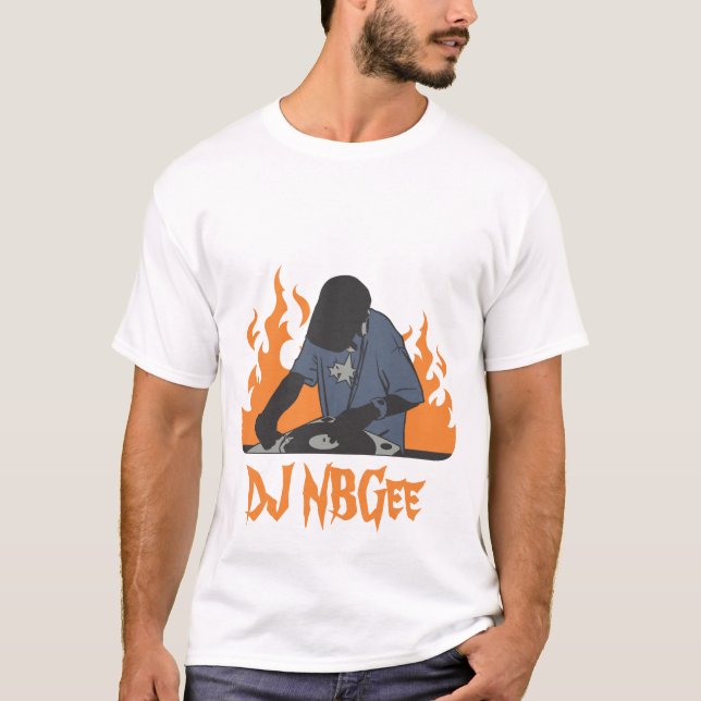 Camisa de manga corta DJ NBGee (Anverso)