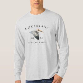 Camisa de manga de largo 1812 del estado Pelican